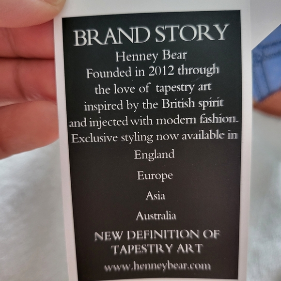 Blue and Brown Teddy Bear Crossbody Bag - Picture 10 of 11